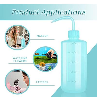 YUNPLAN 2pcs Tattoo Wash Bottle 500ml Lash Water Bottle Squeezer