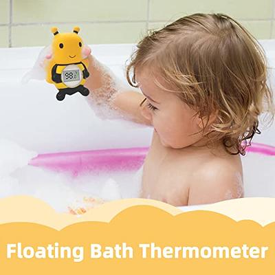 Baby Bath Tub Thermometer for Infant, Bathtub Water Temperature Room  Thermometer, Safety Floating Bathing Toy, Newborn Essentials, Gifts for  Moms