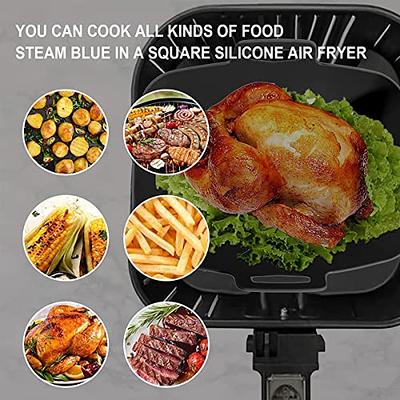 Air Fryer Silicone Tray Rectangle Oven Baking Tray Basket Reusable