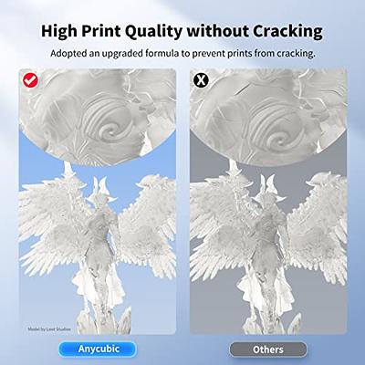 ANYCUBIC Water Washable 3D Printer Resin, 405nm High Precision UV-Curing 3D  Resin, Low Shrinkage Standard Photopolymer Resin for 8K Capable LCD DLP  Resin 3D Printer Printing (Clear, 500g) - Yahoo Shopping