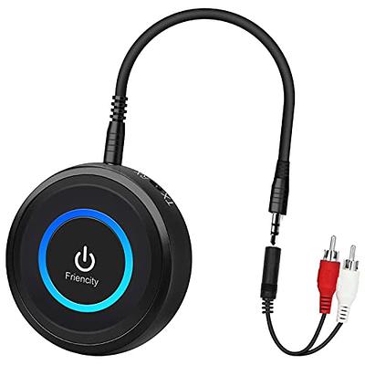 Bluetooth 5.3 Transmitter Receiver, Low Latency 3.5Mm Jack