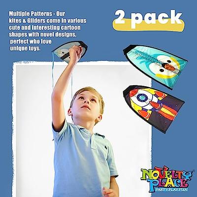Novelty Place 2 Pack Thumb Ejection Kite Toy - Kite Launcher
