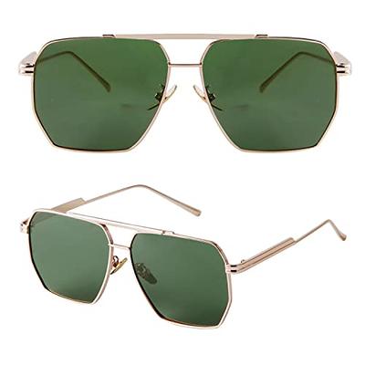 Mens Full Oversized Flat Frame Square Sunglasses Ideal Choice For