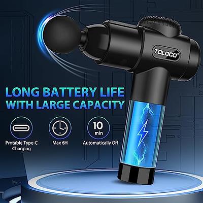 Massage Gun Deep Tissue Percussion Muscle Massager Handheld Electric  Massager for Pain Relief Athlete Deep Muscle Relaxation Quiet Brushless  Motor Cordless