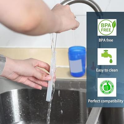 4Pcs Replacement Straws and Bite Valve Compatible for Zak Designs Kelso 15  oz Water Bottle, BPA-Free and Durable,Reusable Straw with Cleaning Brush -  Yahoo Shopping