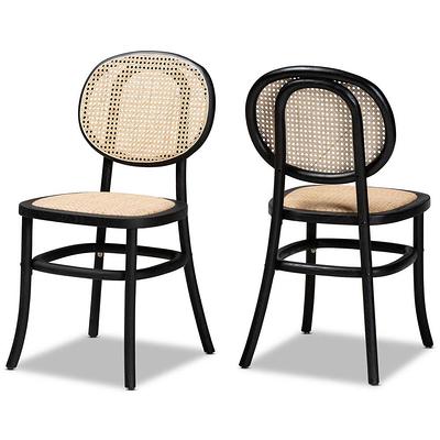 French PU Leather Black Dining Chair, Set of 2 - Yahoo Shopping