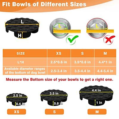 BurgeonNest Slow Feeder Dog Bowls,27oz 4-in-1 Food and Water Bowls with  No-Spill and Non-Skid Silicone Mat, Stainless Steel Slow Down Eating Puzzle