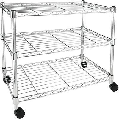 LTMATE Metal Heavy Duty 4-Tier Utility Shelving Unit (40.4-in W x