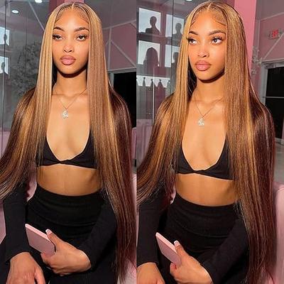 Honey Blonde Curly Lace Front Wig Human Hair 13x4 HD Lace human