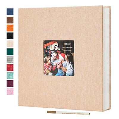 Large Photo Album Self Adhesive 3X5 4X6 5X7 8X10 Pictures Linen