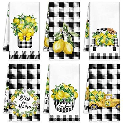 6Pcs Swedish Dishcloths for Kitchen Boho Geometric Reusable Dish Towels  Absorben