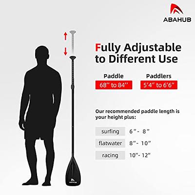 Abahub SUP Paddles - 3 Piece Adjustable Stand up Paddle