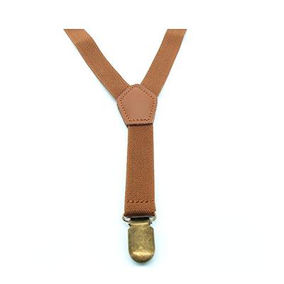 MENDENG Vintage Bronze 4 Swivel Hook Suspenders for Men Adjustable Braces  Strap