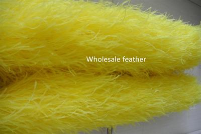 Full Marabou Feather Boa - 2 Yards - Yellow