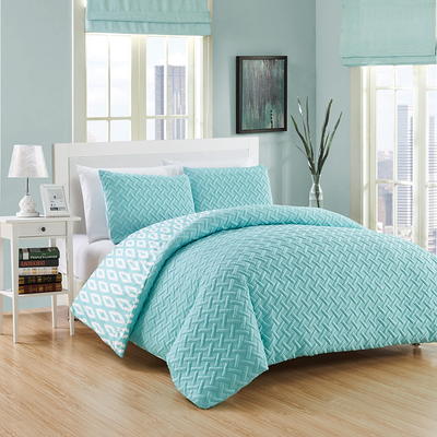 Mainstays Teal Paisley 8 Piece Bed in a Bag Comforter Set With Sheets, Queen  - Walmart.com