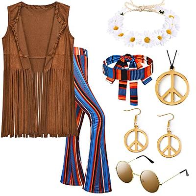 Peace & Love Hippie Adult Costume X-Small : : Clothing, Shoes &  Accessories