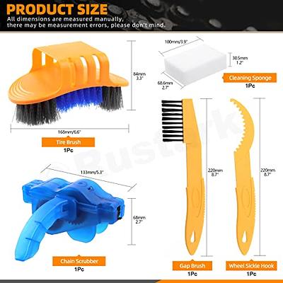 Motorcycle Chain Cleaner Kit Wash Tool Cycling Scrubber Cleaning