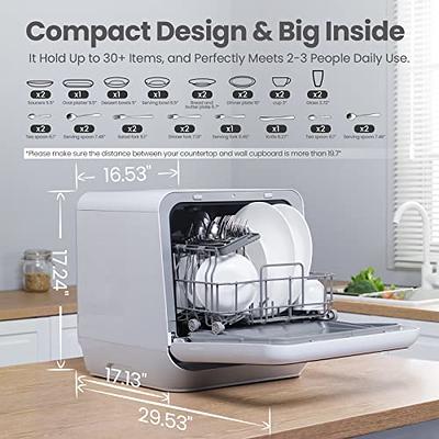 COMFEE' Portable Dishwasher Countertop with 5L Built-in Water Tank