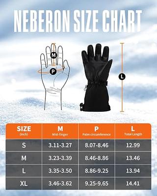  Neberon Heated Gloves for Men Women, Electric Heated