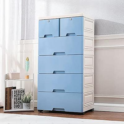Anbuy 4 Drawer Dresser, Drawer Chest, Tall Storage Dresser Cabinet