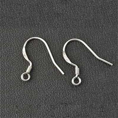 Sterling Silver Designer Ear Wires, .925 Silver Earring Hook