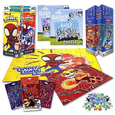  Marvel Spiderman Jigsaw Puzzle for Kids Bundle Spiderman  Activity Set - 3 Pack Spiderman Jigsaw Puzzles 48 Piece Each with Spiderman  Stickers (Spiderman Toys for Boys) : Toys & Games