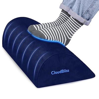 CloudBliss Foot Rest for Under Desk at Work,Office Desk Accessories with  Memory Foam and Washable Removable Cover, Foot Stool for Office, Car, Home  to Foot Support and Relax Ankles, Blue - Yahoo