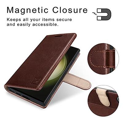 Genuine Leather Case For Samsung Galaxy S23 Ultra 5G Book