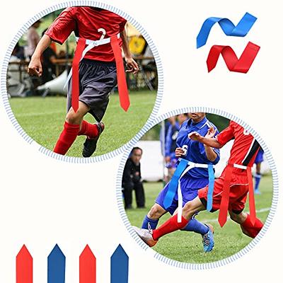 Hilhook Flag Football Belts, Adjustable Flag Football Set with Flags for Kids Youth and Adults Training