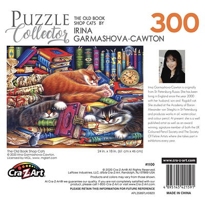 Cra-Z-Art - RoseArt - Puzzle Collector - The Old Book Shops Cats - 1000  piece jigsaw puzzle - Cra-Z-Art Shop