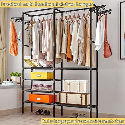 Soywey 6-Wire Shelving Metal Storage Rack Shelves, Standing