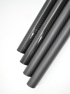 (1) Carbon Fiber Tube - 25mm x 23mm x 1000mm - 3K Roll Wrapped 100% Carbon  Fiber Tube Glossy Surface -(1) Tube