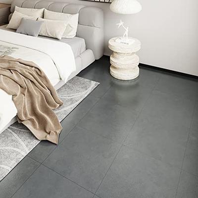 WESTICK Bathroom Tiles Floor Peel and Stick Waterproof Laminate Flooring Self Adhesive Vinyl Tiles Peel and Stick Floor Tile Marble White Beige