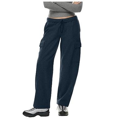 Womens Straight Leg Joggers with Pockets