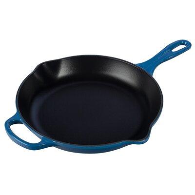 Artisan 12 in. Cast Iron Nonstick Skillet in Teal Ombre with Helper Handle