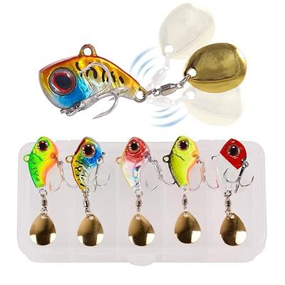 FANGBLUE Metal Fishing Spoons 3/4oz Long Cast Bait Fishing Jigs Set Hard  Swimbait Spinner Blade Lures for Bass Trout Pike Freshwater & Saltwater -  Yahoo Shopping