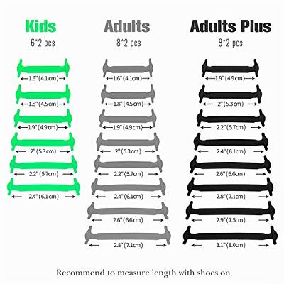 INMAKER No Tie Shoelaces for Kids and Adults, Elastic Shoe Laces for