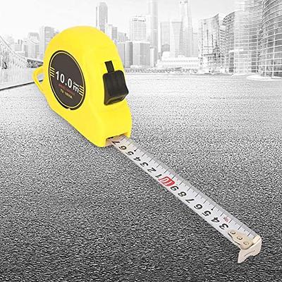 10m Carbon Steel Tape Measure Flexible Ruler Retractable Woodworking  Measuring Tool