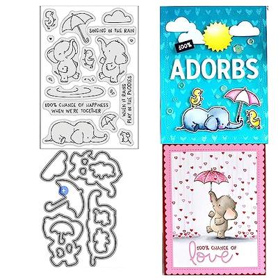 INFUNLY Flowers Easter Rabbit Clear Stamps Christmas Silicone Words Clear  Stamps Transparent Rubber Stamp and Die Sets for DIY Xmas Scrapbooking  Photo Album Crafts Decorations - Yahoo Shopping