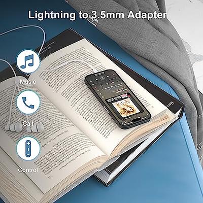 Headphone Adapter Lightning to 3.5mm AUX Audio Jack and Charger Extender  Dongle Earphone Headset Splitter Compatible with iPhone 12 Mini 11 pro max  xs