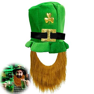 2 Leprechaun Hat And Beard Sets St Patricks Day Green