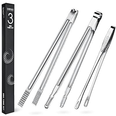 Extra Long Heavy Duty BBQ Grill Tools Set - 3 Piece Stainless