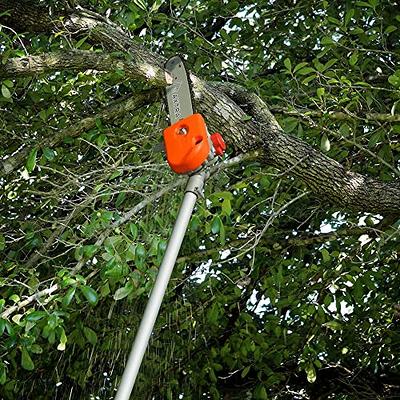 Pole Saw 8-Inch Cordless Pole Saws for Tree Trimming, 15-Feet MAX Reach  Electric Pole Saw, 16ft/s Cutting Speed Auto Oiling Multi-Angle Pole  Chainsaw