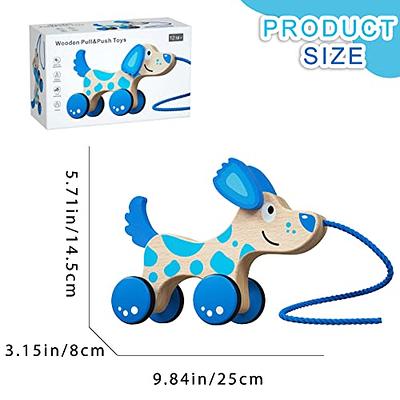 Pull Along Toy Wooden Pull Dog Toy with String for Baby Toddler Montessori  Toddler Pull Toys for Baby Toddler 1-3 Birthday Gifts - Yahoo Shopping