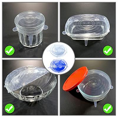 12 pcs Silicone Stretch lids set, 6 Sizes, Reusable Food Storage