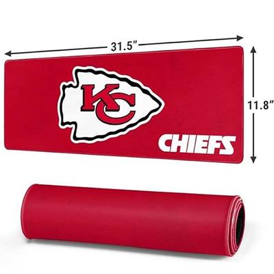 Skinit Officially Licensed NFL Kansas City Chiefs Distressed Design, 17.7  x 15.75 Medium Gaming Mouse Pad with Stitched Edges, Keyboard Mouse Mat  Desk Pad for Work, Game, Office, Home : Sports & Outdoors 