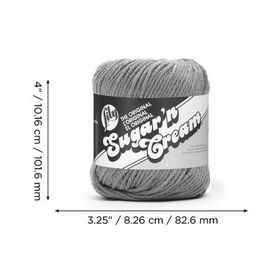 Lily Sugar'N Cream Super Size Black Yarn - 6 Pack of 113g/4oz - Cotton - 4  Medium (Worsted) - 200 Yards - Knitting/Crochet