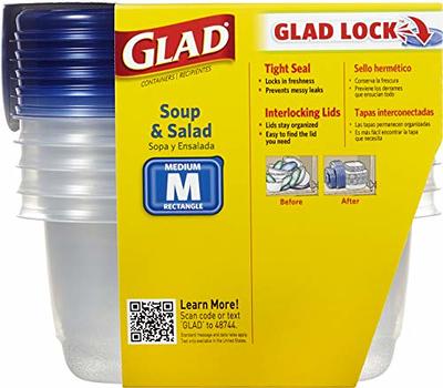 Glad Food Storage Containers and Lids