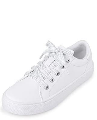 Toddler Girls Uniform Faux Leather Sneakers