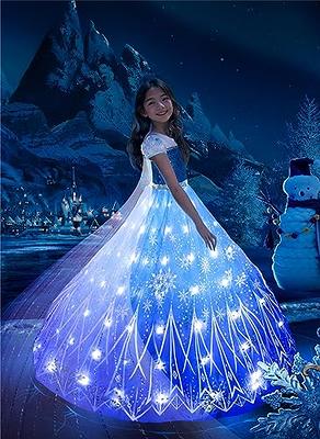 Elsa Inspired Dress, Elsa Costume for Toddlers, Party Gown, 